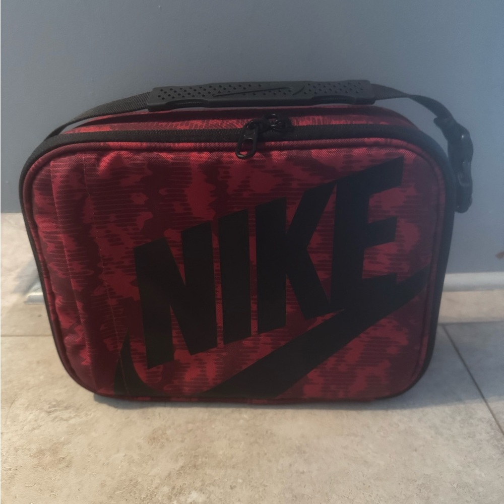 Nike Youth Boy Red and Black Lunch box
